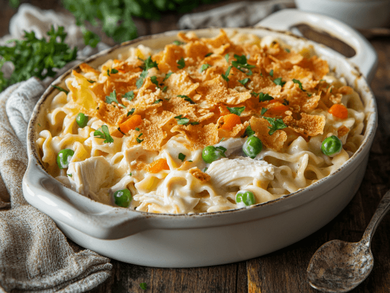 creamy chicken noodles crosole