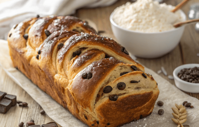 braided chocolate chip brioche recipe