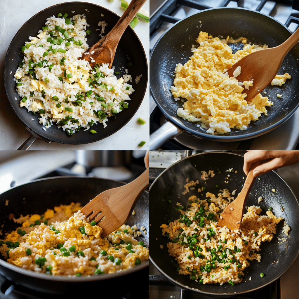 Scramble & Coat the Rice Scramble & Coat the Rice