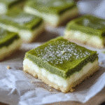 Matcha White Chocolate Mochi Cake