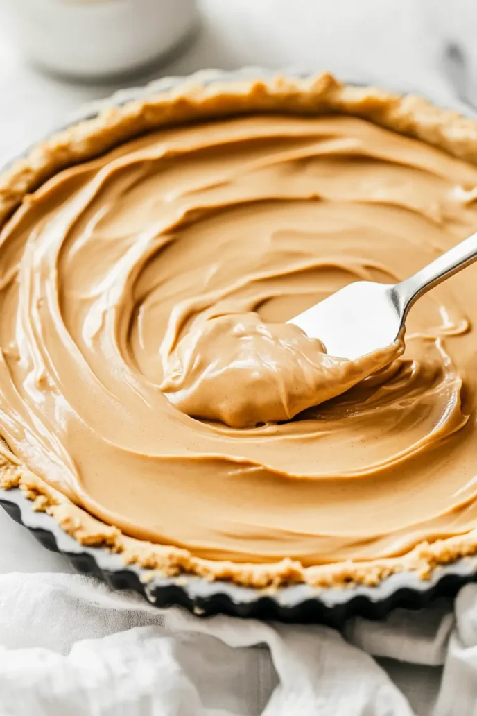 Peanut butter filling for chocolate pie