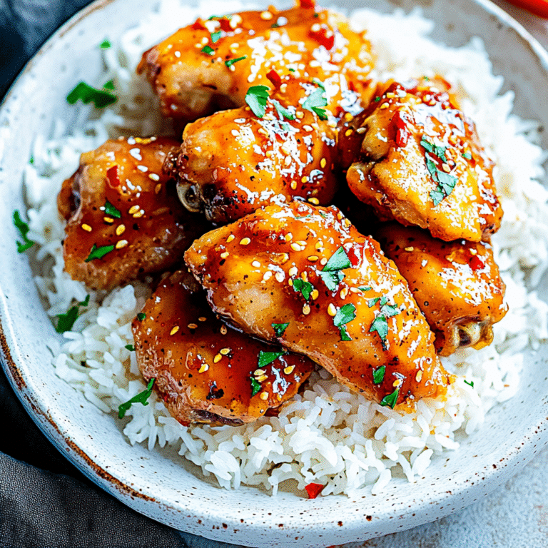crispy honey garlic chicken