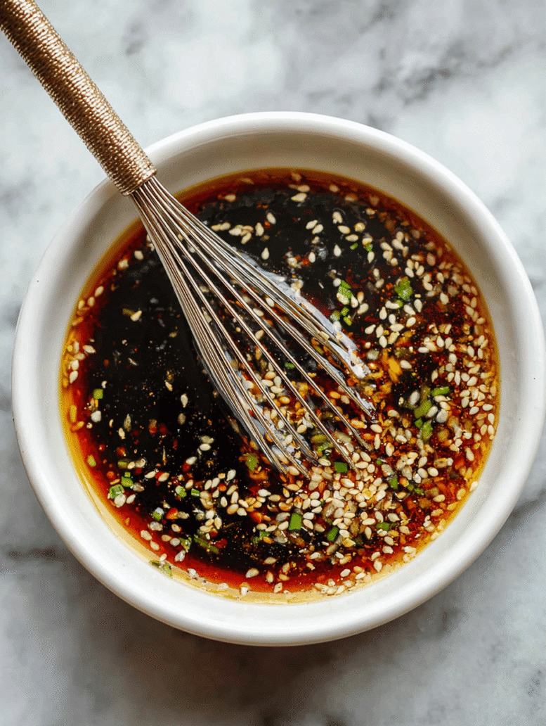 whisking dressing for retinol carrot salad