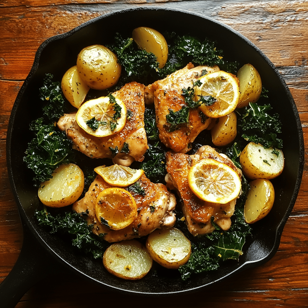 One-pot lemon chicken Mediterranean dinner One-pot lemon chicken Mediterranean dinner