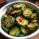 spicy Asian cucumber salad