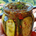 Spicy garlic dill pickle